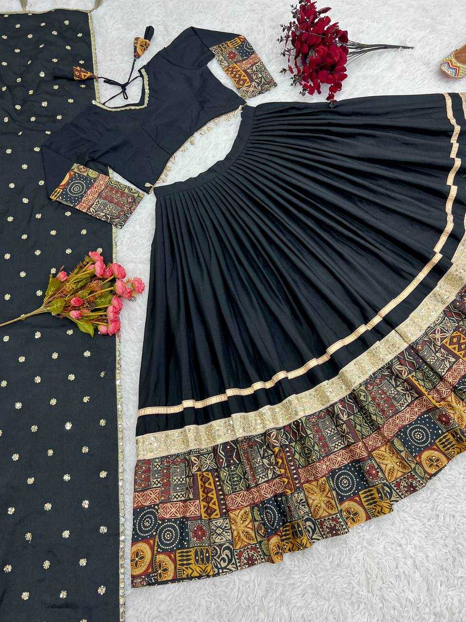 YNF CHINON SILK RZSR 3072 WHOLESALE LEHENGAS MANUFACTURER